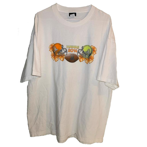 NFL Hawaii 2014 Pro Bowl AFC vs NFC Team T-shirt Crewneck Short sleeve top - Picture 1 of 4